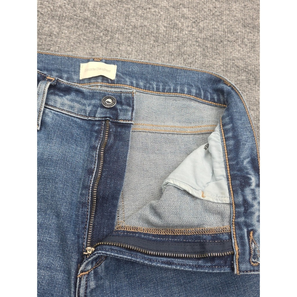 Favorite Daughter Jeans Womens 28 x 34 Valentina Tower Super High Rise Frayed - Picture 7 of 16